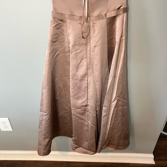 NWT Vintage x Michaelangelo Strapless Bustier Dress in Latte - Picture 7 of 12